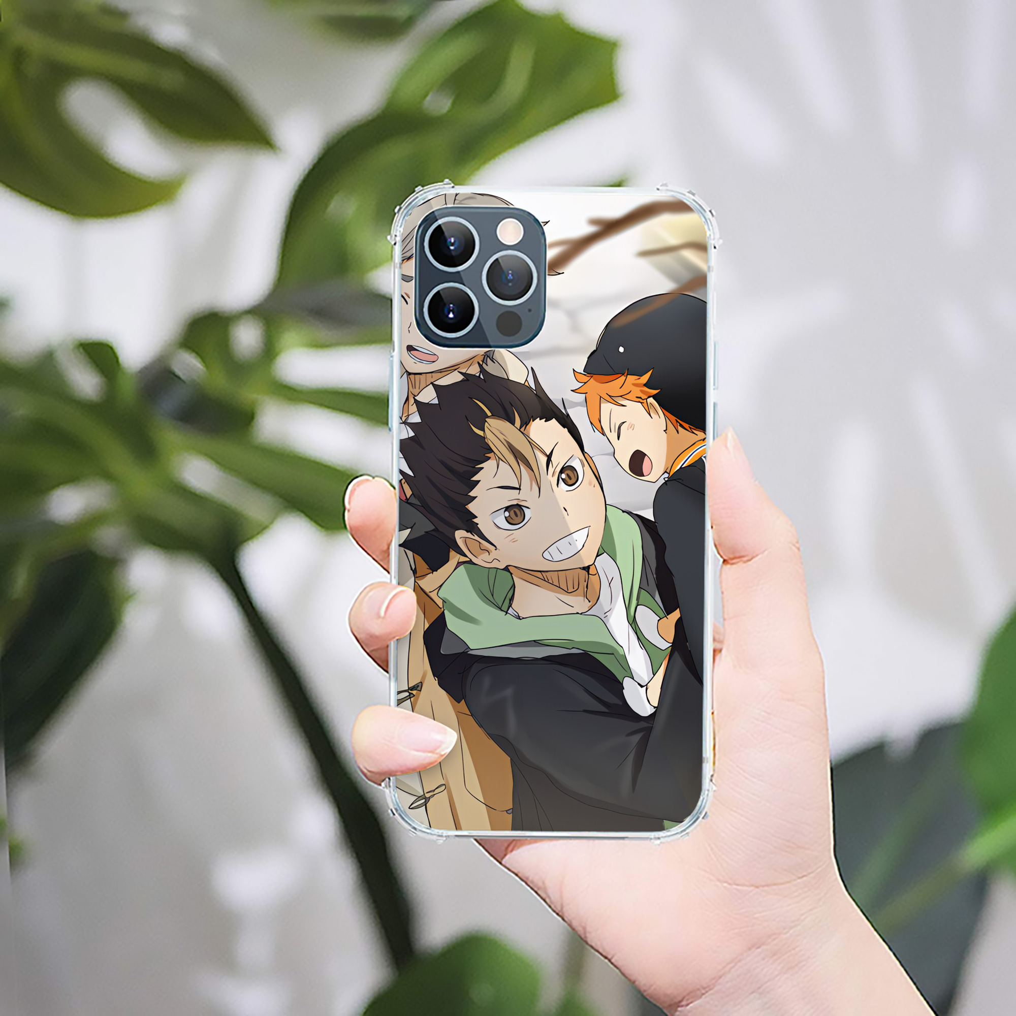 （画像用） ハイキュー!! Haikyu!! 【iPhone 12シリーズ対応】透明スマホケース（クリアソフトケース）